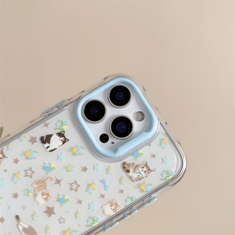 Chica corazón ins dibujos animados gato kt para iphone15/16ProMax funda para teléfono 13 Apple 14 nuevo 16