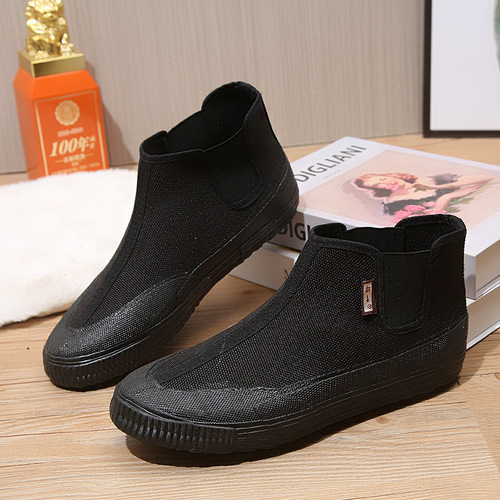  spring and summer work shoes, non-slip, wear-resistant, breathable, outdoor liberation shoes, men's and women's high-top work shoes, Yuanbao shoes