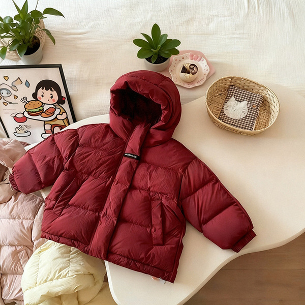 Children's down jacket with down
