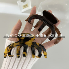 XINMEIは女性の髪のクリップの髪の飾りをつかんで高級感のネットの赤い気質の後頭部をつかんでサメのクリップを出します。