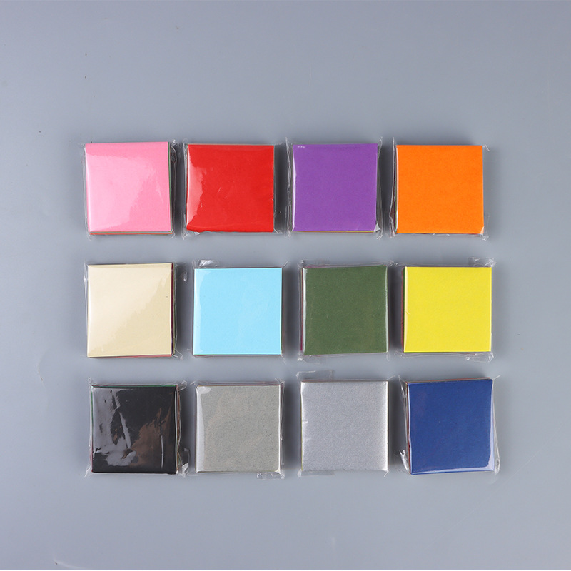 Papel de copia de color papel de embalaje al por mayor color 3*3cm fina página pera papel vino caja de regalo a prueba de humedad