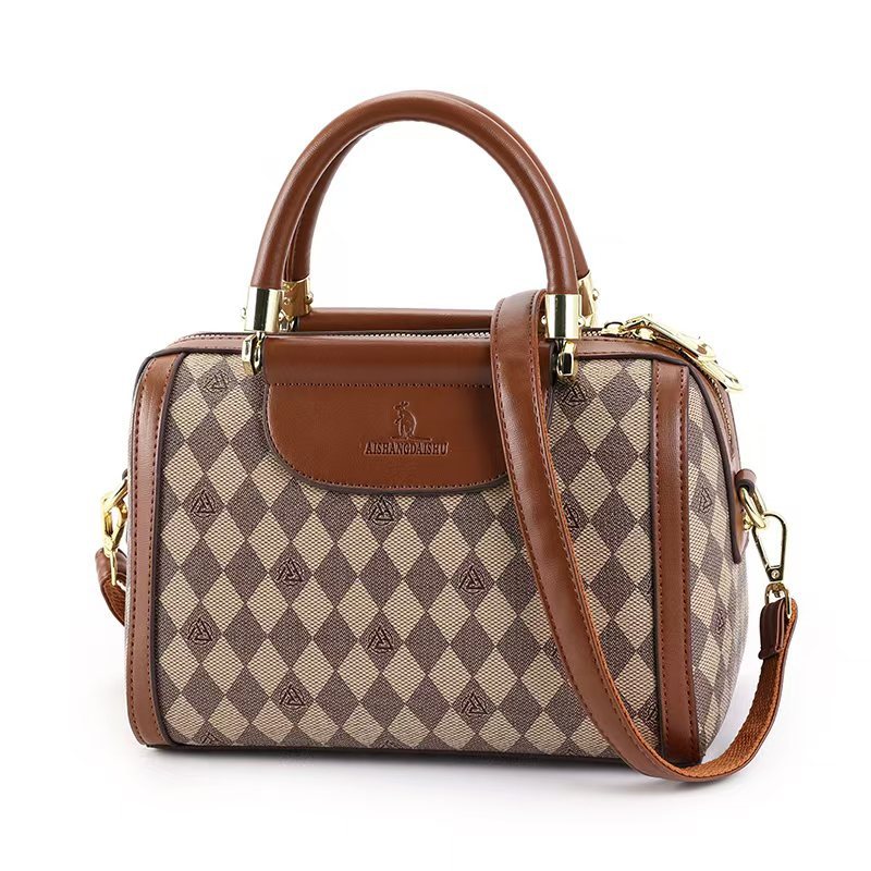 여성 가방 2024 새로운 패션 가방 여성 패션 분위기 여성 가방 어깨 휴대용 메신저 가방 헤어 세대