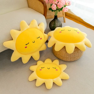 Cute Sun Pillow Doll Pillow Cloud Doll Plush Toy Sofa Chair Cushion Sleeping Doll Gift