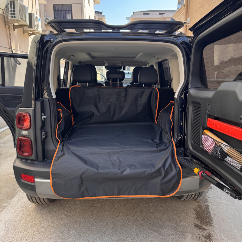 トランク後部座席隔離シート犬カーマット suv 大型犬汚れ防止クッションペットカーマット|undefined