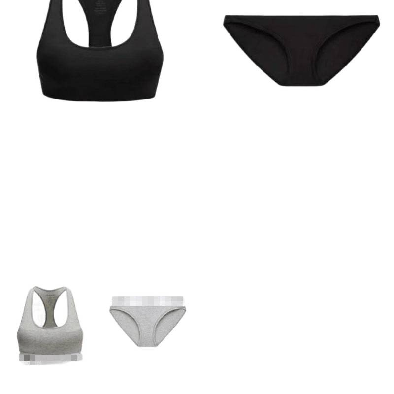Underwear, set, breathable comfortable trousers