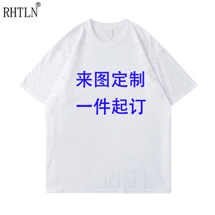 2D Digital Printing Round Neck Short-Sleeved T-Shirt Cross-Border Men and Women Couple Wear One Piece Minimum Order