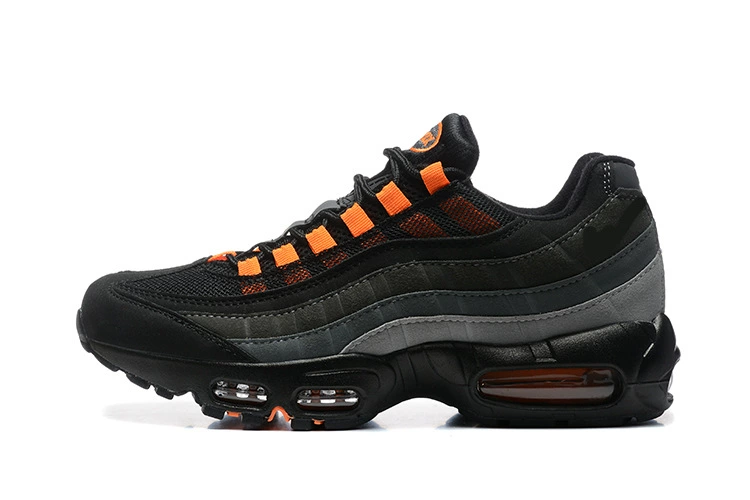 Подлинные мужские кроссовки Nike official AJ низкого верха AIR MAX 95 ретро с воздухоподушкой, проходимость, дышащие кроссовки для спорта и бега