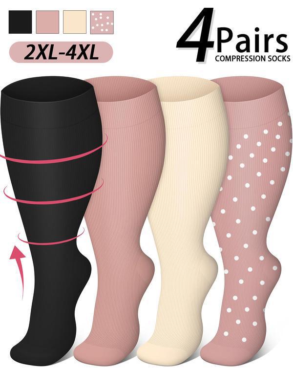 S6865 Dropshipping Aliexpress Amazon Cross-Border New Sports, Casual Cotton Socks Women's Large Size Compression