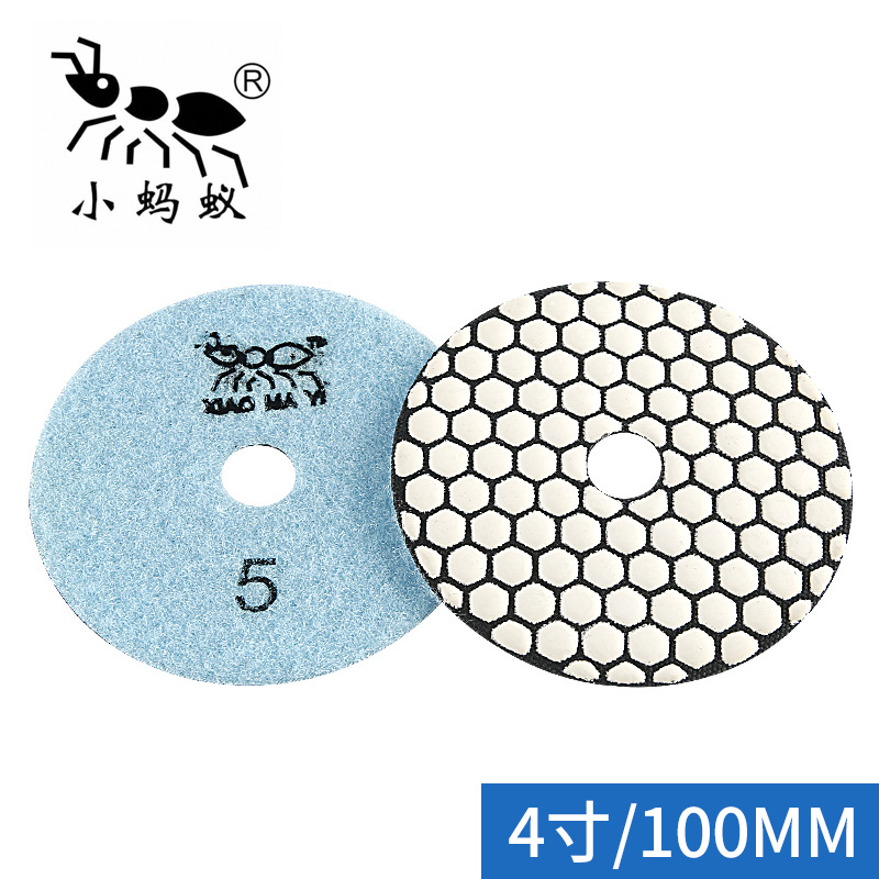 Pequeña hormiga mármol seco molienda pieza granito piedra pulido azulejo biselado recorte artefacto amoladora angular pieza de molienda