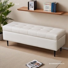 换鞋凳家用门口鞋柜可坐卧室床尾凳服装店长条沙发凳多功能收纳凳