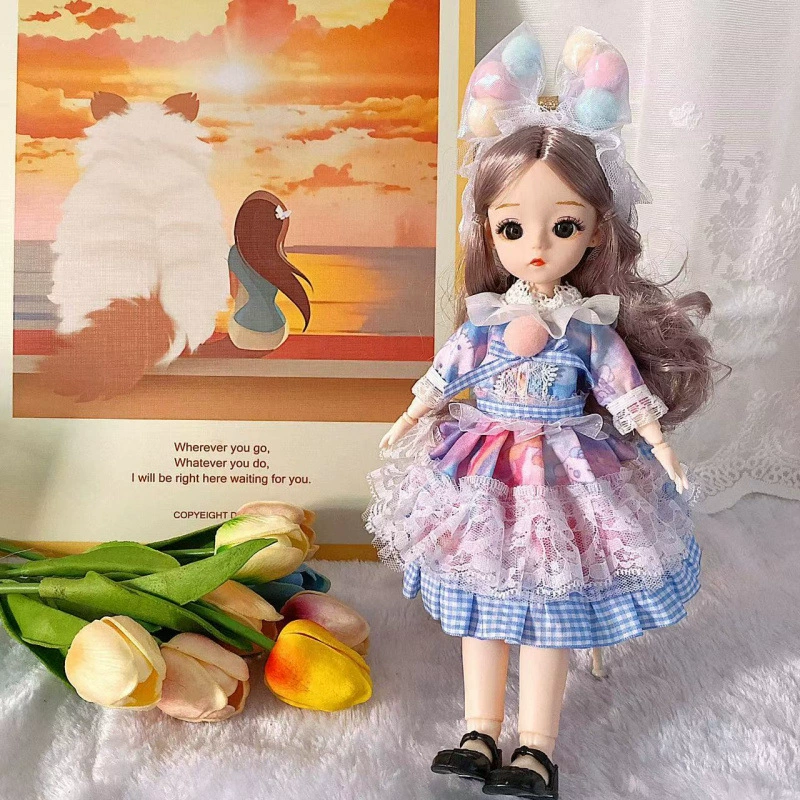 Кукла, набор принцессы, семейная игрушка, 30 см, 3D
