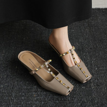 �ع�í�� 4.5cmͷ��ţ��Ƥ����Ь2026���ļ���Ƥ�и��⴩��ͷ��Ь