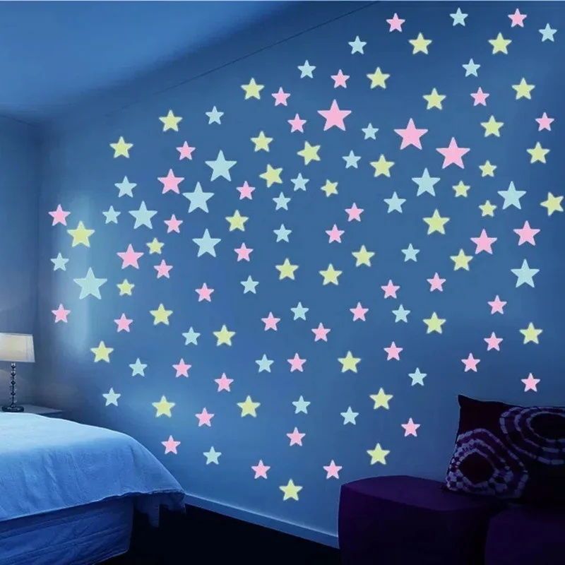 Star Glow Ceiling High and Low Bunk Bed Decoration Stickers for Youth Bedroom Room Wall Decoration Star Glow Ceiling High and Low Bunk Bed Decoration Stickers for Youth Bedroom Room Wall Decoration