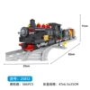 Old-fashioned train, 592 pieces