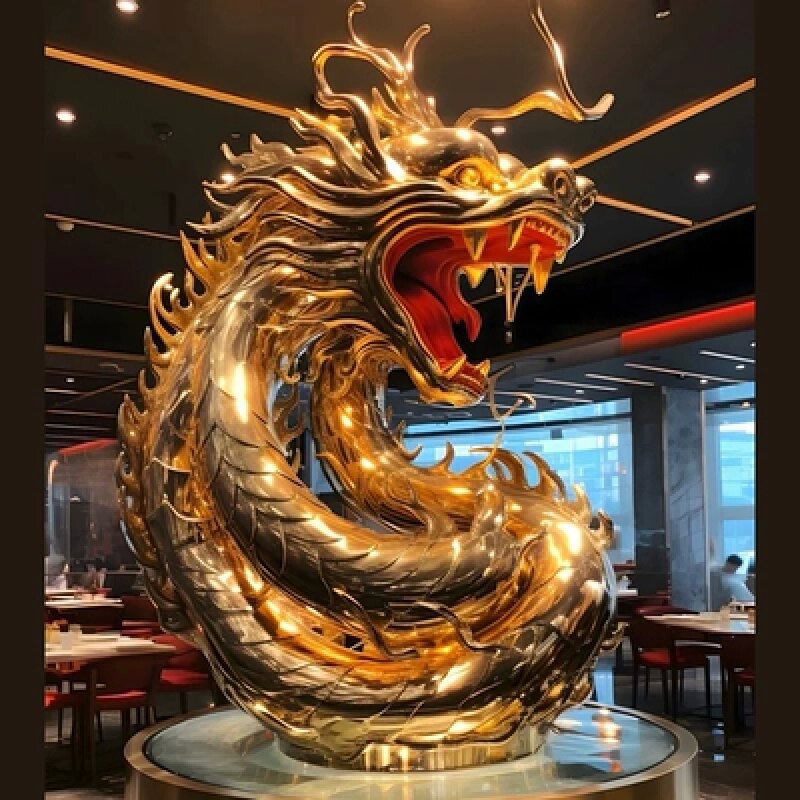 Dragon sculpture