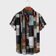 2025 Fashion Summer 3D Printing Hawaiian Short Sleeve Shirt Men's plus size Loose Vacation Beach Shirt