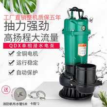 抽水水泵潛水泵220V2寸高揚程3寸4寸大流量家用農用澆灌通用水泵