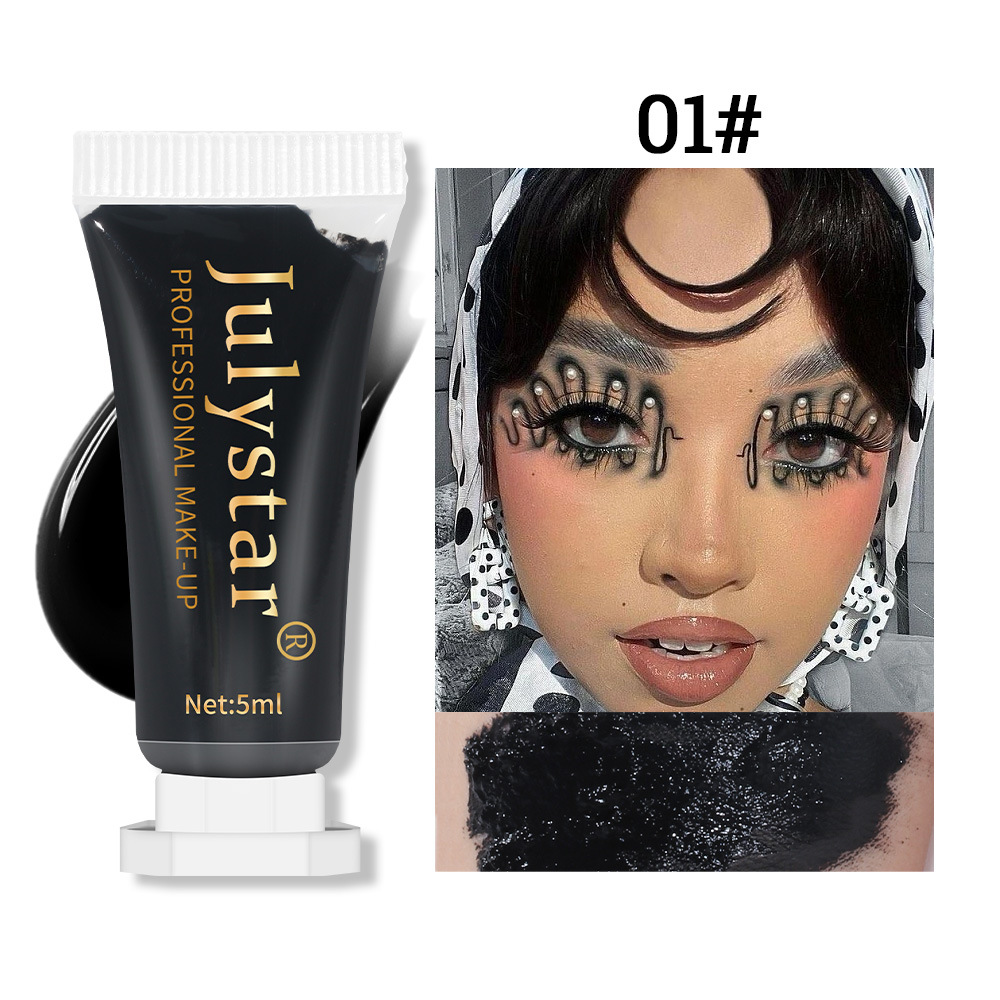 Makeup Halloween Human Facial Painting Cream Dramatic Water Soluble Fluorescent Graffiti Pigment_viptrois.com