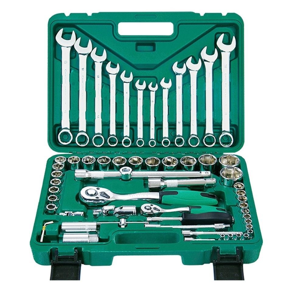Llave socket set herramientas de reparación de automóviles 61 piezas manga del coche 61 piezas traje herramientas de reparación