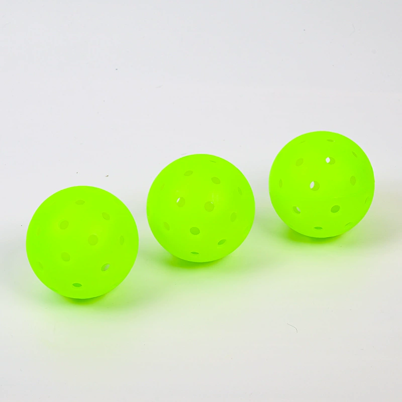 Новая дырка мяч 40 дырок соревнование pickleball 74мм инжекционное формование интегрированный pickleball не трескается сопротивление ТПЭ