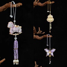 非遗双面仿宋锦马年小马葫芦挂饰包挂车挂马上有钱生肖马配饰挂件