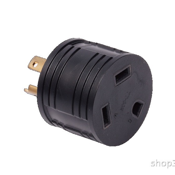 Generator Adapter Plug to Rv 30 Amp, Nema L5-30P to Nema Tt-30R Locking Generator Adapter Plug to Rv 30 Amp, Nema L5-30P to Nema Tt-30R Locking