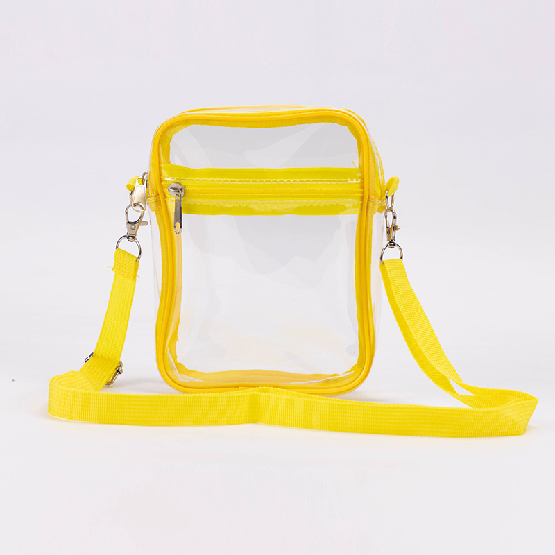 ヨーロッパとアメリカの PVC 透明バッグショルダークロスボディバッグ防水多機能ドキュメントバッグ旅行屋外収納コインバッグカスタマイズ|undefined