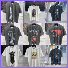 ��ʽ�߽�BIG FACE����ֱ��ӡ��vintage�ذ�ˮϴ����VTG����T����