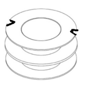 GU26双层骨架GU26罐型变压器骨架双槽骨架GU26单骨架bobbin