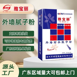 广东雅宝丽外墙防水高硬度腻子粉耐水墙面找补腻子建筑工程腻子