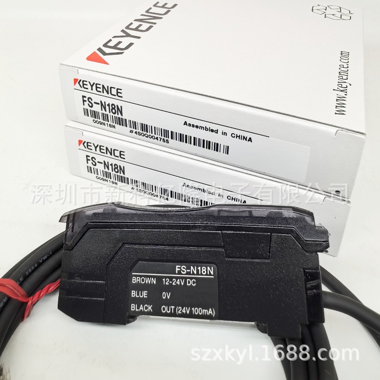 基恩士 FS-N18N 数字光纤传感器 放大器电缆型 NPN