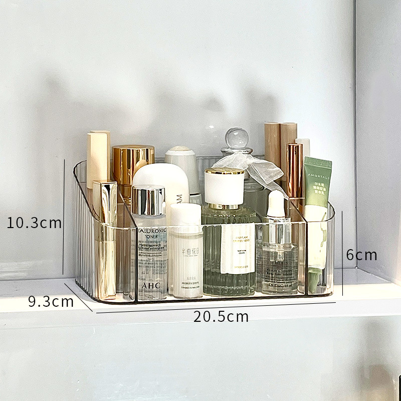 Transparent-multi-grid storage box