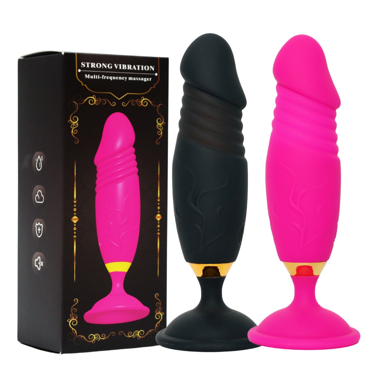 Appgesteuerter Teleskopdildo Mit Starker Vibrationsfunktion_voghion.com