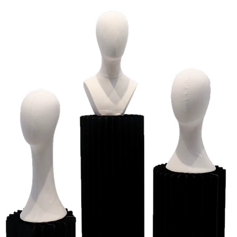 Mannequin head, hat, wig, stand, hair accessory for bride