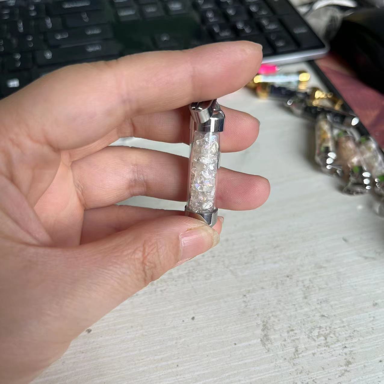 전기 도금 화이트 크리스탈