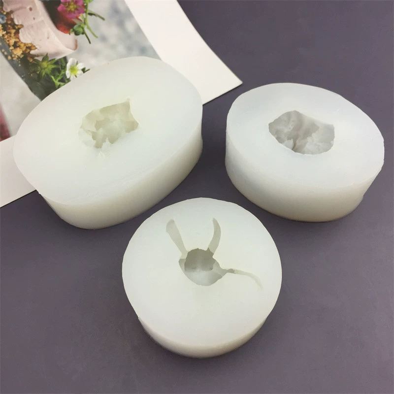 Fondant, silicone mold, candle for auto, DIY