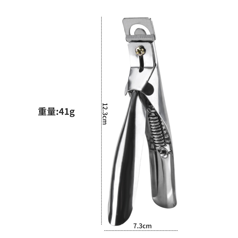 Selección estricta de manicura de acero inoxidable Corte Especial de una palabra DIY usar manicura en forma de u tienda de manicura al por mayor de la misma herramienta de poda