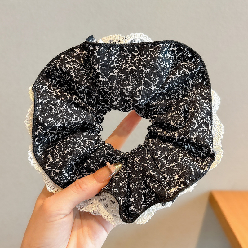 Coreano relajado viento intestino anillo de cabello feminino ligero de lujo nuevo cabello de alta calidad de alta elasticidad correa de goma duradera