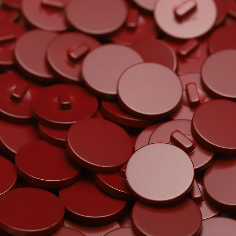 Plana pintada redonda de alta pierna botón abrigo resina rompevientos abrigo botón traje hebilla gemelos en stock al por mayor