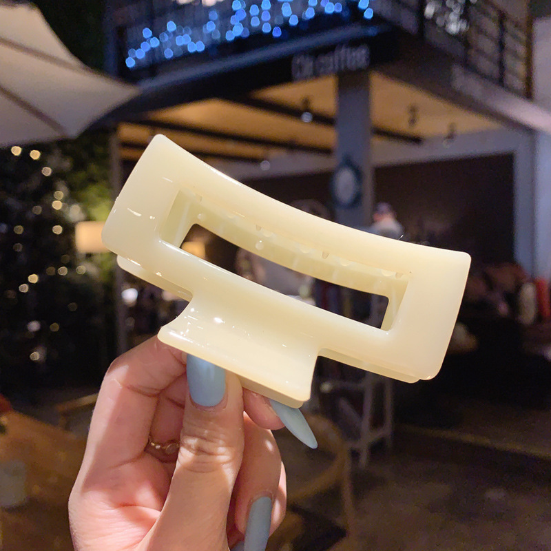 2023 nueva celebridad en línea horquilla clip de la Cabeza trasera clip de tiburón accesorios para el cabello de alta calidad agarre del pelo grande clip de pelo tocado