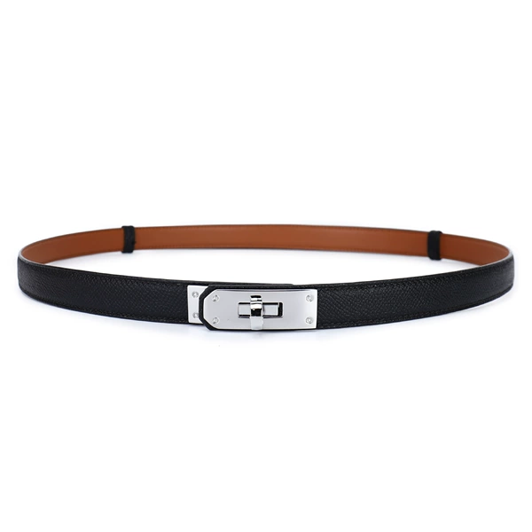 Black+silver buckle