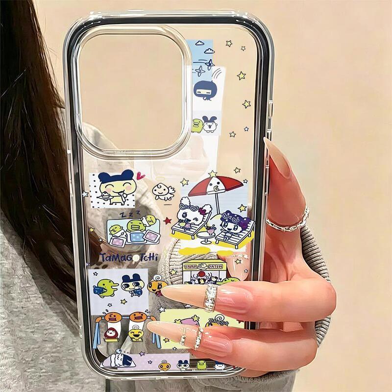 Cartoon case suitable for OPPO Reno16Pro, K15Pro, transparent Findx9/A6SPRO/Findx9Pro