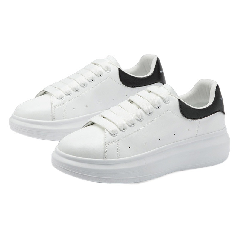 Zapatos Blancos Augu Shiden para Mujer, Primavera 2026, Estilo Coreano, Suela Gruesa, Casuales, Deportivos, Modernos