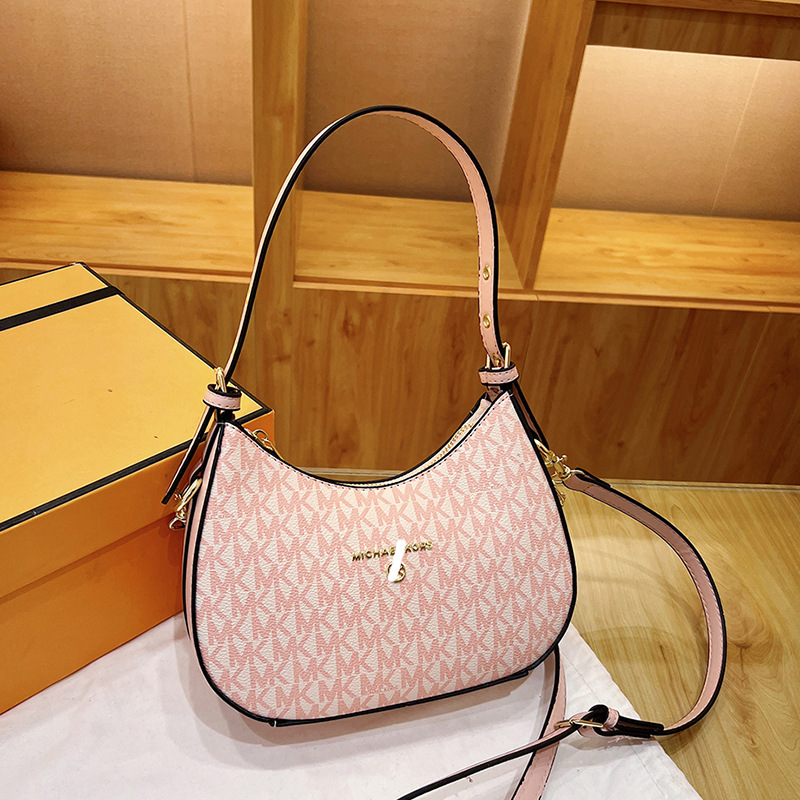 High-end Crescent Bag Women's 2025 New Fashion Printed Shoulder Underarm Bag Fashionable Niche Portable Crossbody Bag High-end Crescent Bag Women's 2025 New Fashion Printed Shoulder Underarm Bag Fashionable Niche Portable Crossbody Bag