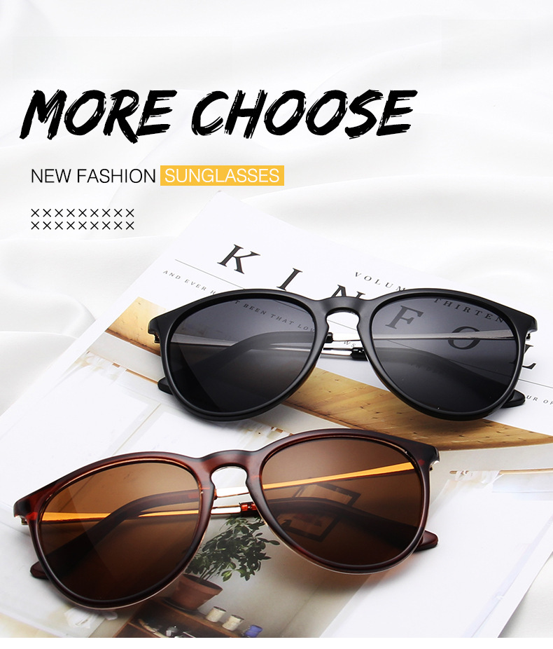 European and American Trend New Sunglasses Fashion Sunglasses Internet Popular Same Style Semi-metal Toad Glasses 4171_voghion.com