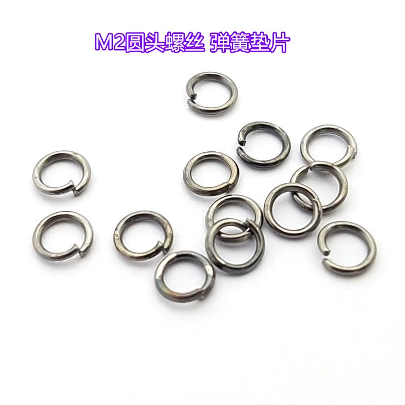 Самодельные аксессуары для полнопривода. Никелированные винты с круглой головкой M2. Прокладки пружины M2. Серебристый, черный.