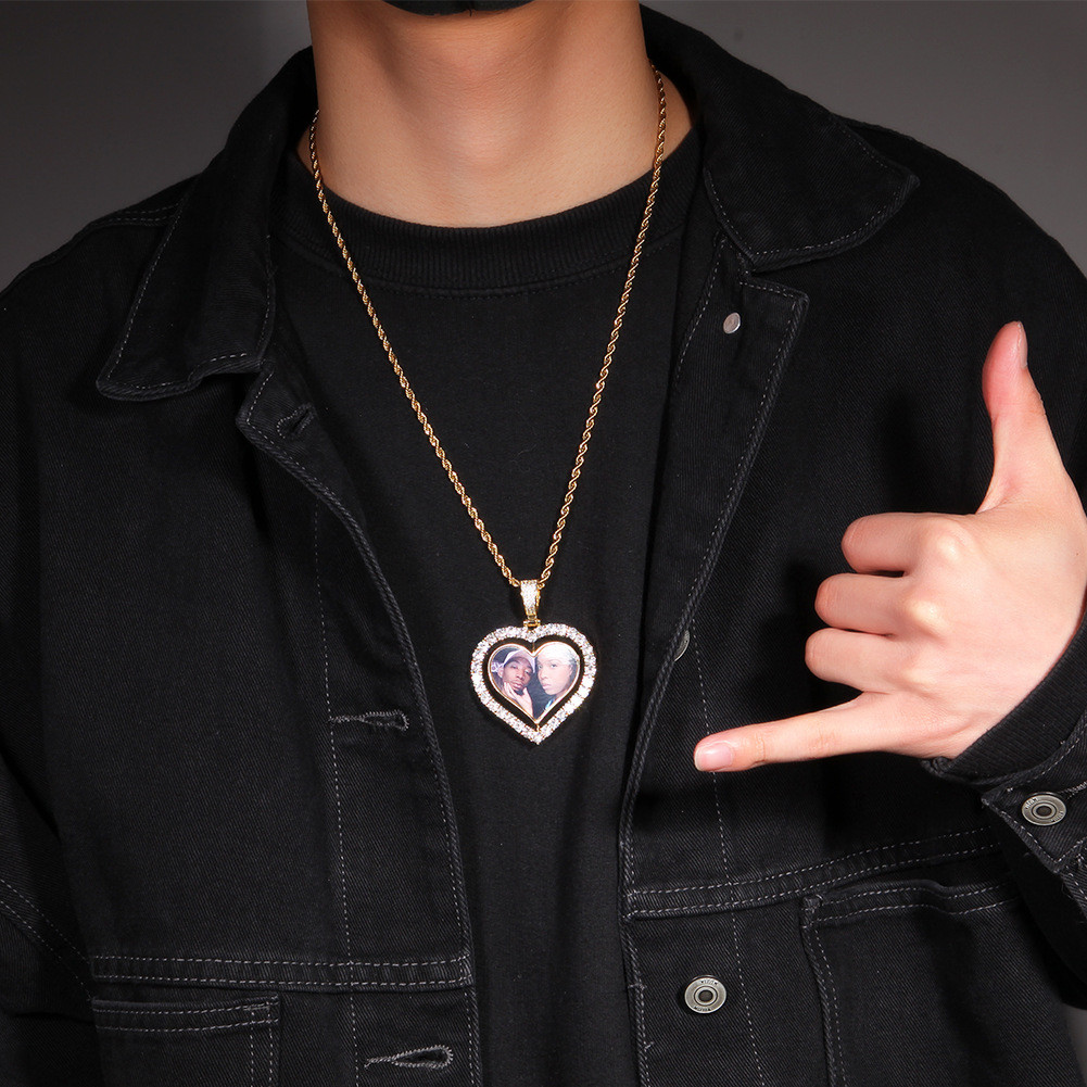 universal rotating pendant for men and women hip-hop style