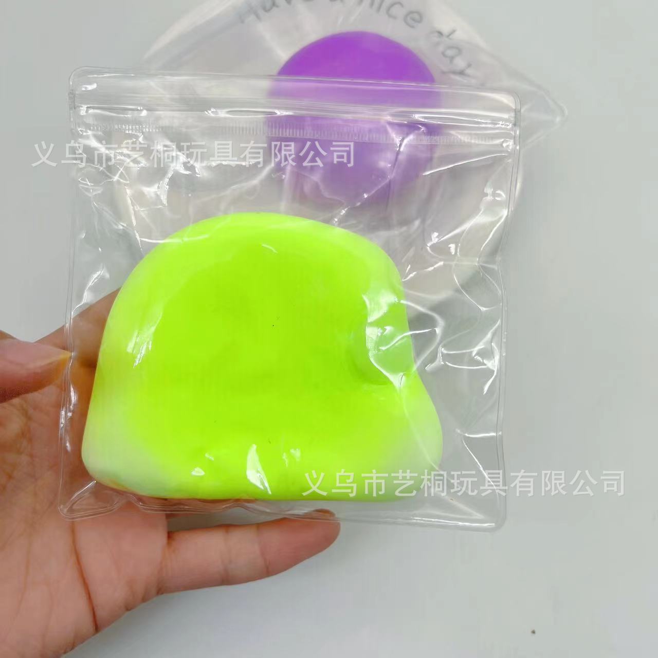 Xiaohongshu same super soft Super fluid puff Hami melon Dafu pinch plastic egg yolk crisp vent pinch play
