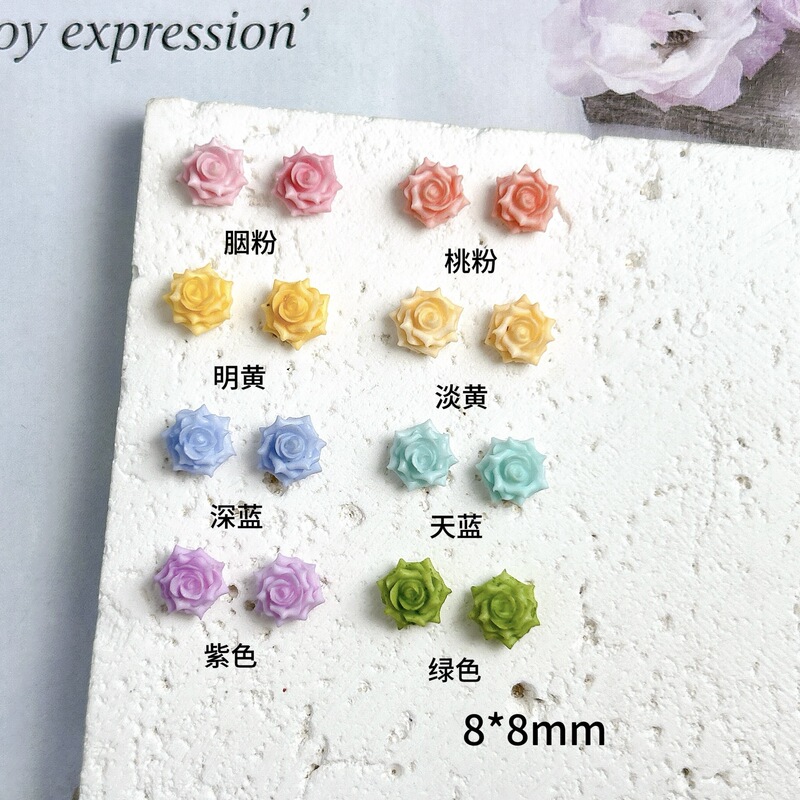 New Simulated Hand-Rubbed Rose Manicure Jewelry, Popular Camellia Soft Carved Nail Diamonds, Internet Celebrity Wearable Nail Accessories New Simulated Hand-Rubbed Rose Manicure Jewelry, Popular Camellia Soft Carved Nail Diamonds, Internet Celebrity Wearable Nail Accessories