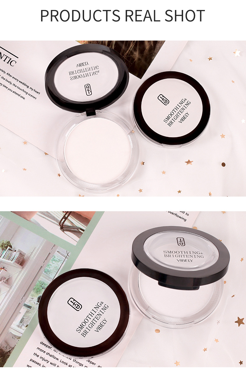 VIBELY setting Powder, high appearance level, concealer, brightening, oil-control, long-lasting, sweat-proof and non-smudge setting powder puff undefined